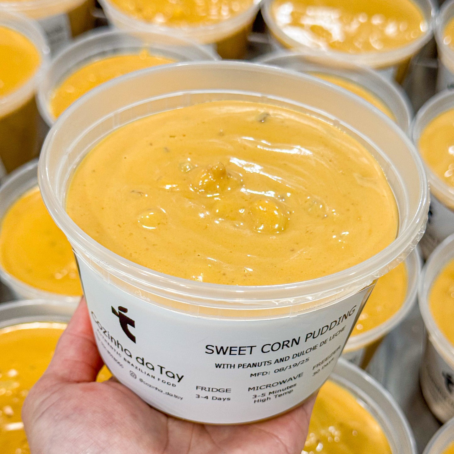 Canjica de Doce de Leite com Amendoim (Produção 6 e 7 de outubro)