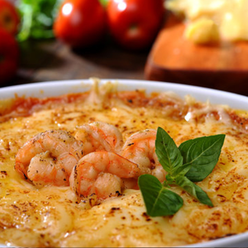 (CONG.) Cassava Cream and Shrimp Escondidinho in Catupiry Sauce
