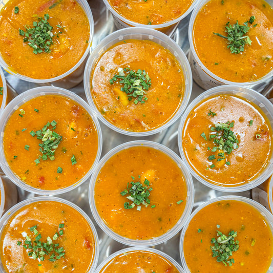 Caldo de Mandioca com Camarão