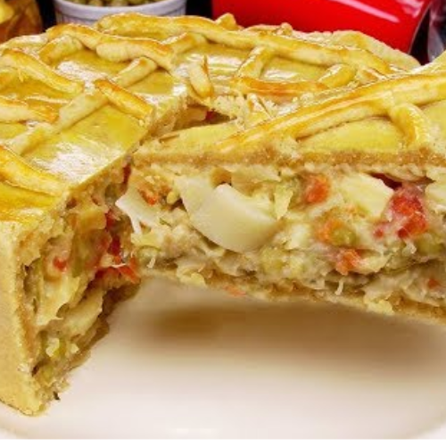 Empadão de Palmito com Catupiry