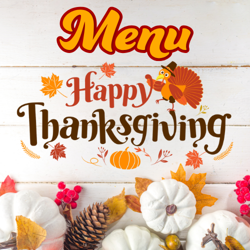 Menu de Thanksgiving