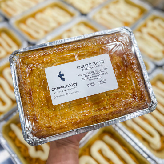 (ESPECIAL) Empadão de Frango com Catupiry Assado