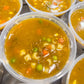 Sopa da Vovó com vegetais, macarrão e carne moída