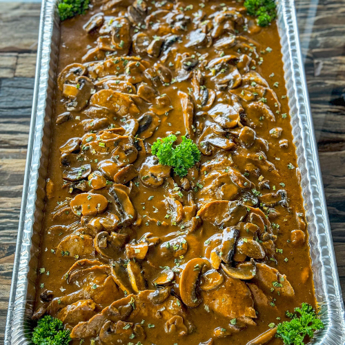 Carne Assada ao Molho Madeira