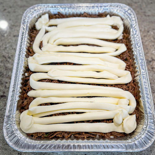 Escondidinho de Carne (congelado, deve ser finalizado ao forno pelo cliente)