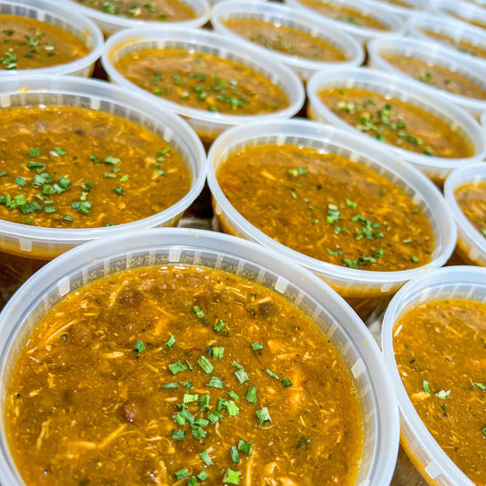 Sopa de Lentilha com Frango Desfiado