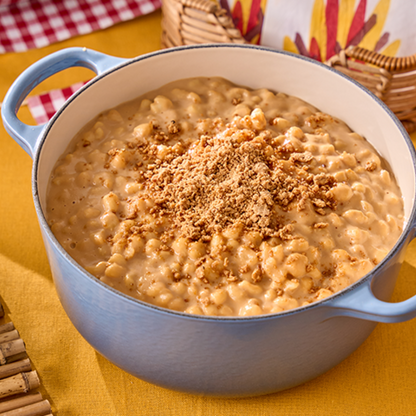 Sweet corn Pudding with peanuts (Frozen)