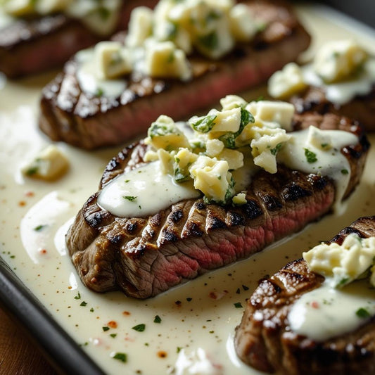 Filet Mignon with Gorgonzola Sauce